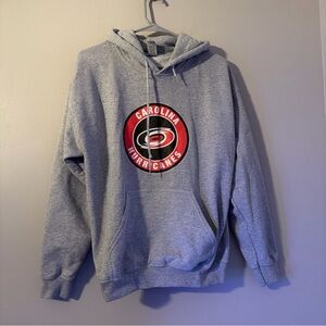 Gildan Gray Carolina Hurricanes Hoodie